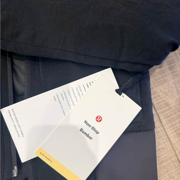 Lululemon Athletica Black Bomber Jacket - Picture 3 of 4
